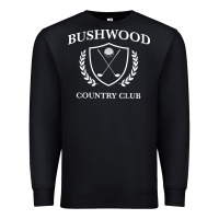 Black bushwood country club Premium Sweatshirt - artisFamous