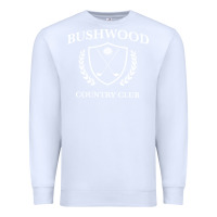 White bushwood country club Premium Sweatshirt - artisFamous
