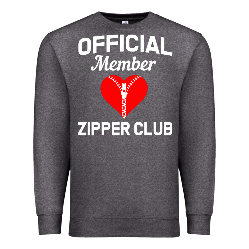 Open Heart Surgery Zipper Club Bypass Get Well Recovery Gift Premium Sweatshirt by artisFamous | Teevron