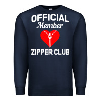 Navy open heart surgery zipper club bypass get well recovery gift Premium Sweatshirt - artisFamous