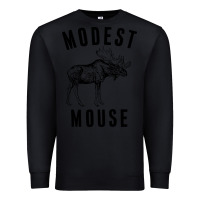Black modest mouse Premium Sweatshirt - artisFamous