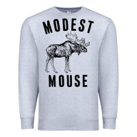 Heather Grey modest mouse Premium Sweatshirt - artisFamous
