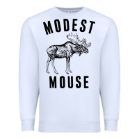 White modest mouse Premium Sweatshirt - artisFamous