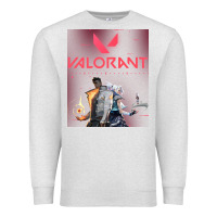 Oatmeal Heather valorant gaming design Premium Sweatshirt - artisFamous