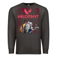 Smoke valorant gaming design Premium Sweatshirt - artisFamous