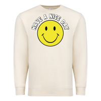 Sandshell retro   have a nice day   smile happy face Premium Sweatshirt - artisFamous