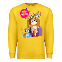 Lemon bluey mom dad funny queen for family lover t shirt Premium Sweatshirt - artisFamous