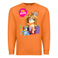 Carrot bluey mom dad funny queen for family lover t shirt Premium Sweatshirt - artisFamous