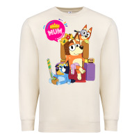 Sandshell bluey mom dad funny queen for family lover t shirt Premium Sweatshirt - artisFamous