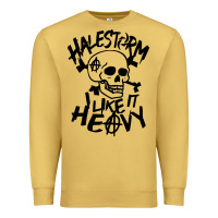 Antique Gold Skull I like It Heovy Halestorm Premium Sweatshirt - artisFamous