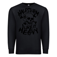 Black Skull I like It Heovy Halestorm Premium Sweatshirt - artisFamous