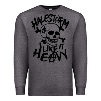 Charcoal Heather Skull I like It Heovy Halestorm Premium Sweatshirt - artisFamous