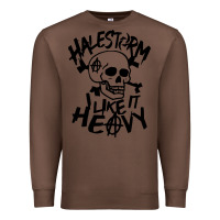 Chestnut Skull I like It Heovy Halestorm Premium Sweatshirt - artisFamous
