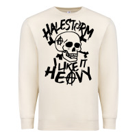 Sandshell Skull I like It Heovy Halestorm Premium Sweatshirt - artisFamous
