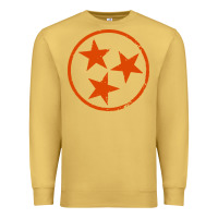 Antique Gold tennessee flag vintage grunge distressed graphic Premium Sweatshirt - artisFamous