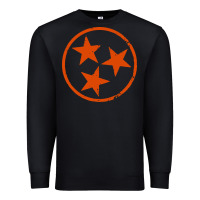 Black tennessee flag vintage grunge distressed graphic Premium Sweatshirt - artisFamous