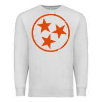 Dove Grey tennessee flag vintage grunge distressed graphic Premium Sweatshirt - artisFamous