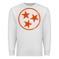 Oatmeal Heather tennessee flag vintage grunge distressed graphic Premium Sweatshirt - artisFamous