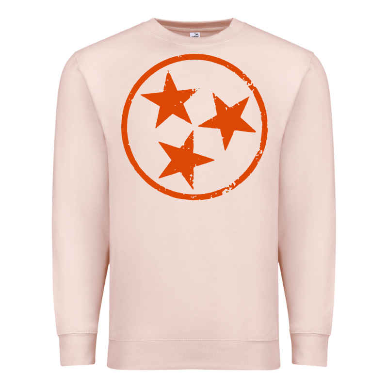Tennessee Flag Vintage Grunge Distressed Graphic Premium Sweatshirt by artisFamous | Teevron