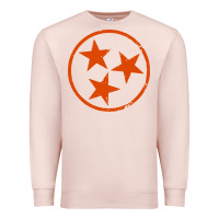 Pale Pink tennessee flag vintage grunge distressed graphic Premium Sweatshirt - artisFamous