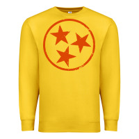 Lemon tennessee flag vintage grunge distressed graphic Premium Sweatshirt - artisFamous