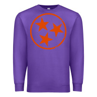 Purple tennessee flag vintage grunge distressed graphic Premium Sweatshirt - artisFamous