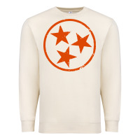 Sandshell tennessee flag vintage grunge distressed graphic Premium Sweatshirt - artisFamous