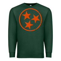 Sports Green tennessee flag vintage grunge distressed graphic Premium Sweatshirt - artisFamous