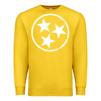 Lemon tennessee flag vintage grunge distressed graphic Premium Sweatshirt - artisFamous