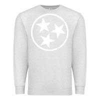 Oatmeal Heather tennessee flag vintage grunge distressed graphic Premium Sweatshirt - artisFamous