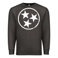 Smoke tennessee flag vintage grunge distressed graphic Premium Sweatshirt - artisFamous