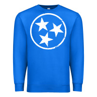 True Royal tennessee flag vintage grunge distressed graphic Premium Sweatshirt - artisFamous