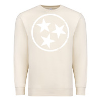 Sandshell tennessee flag vintage grunge distressed graphic Premium Sweatshirt - artisFamous