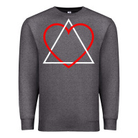 Charcoal Heather the adoption symbol Premium Sweatshirt - artisFamous