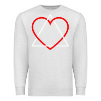 Oatmeal Heather the adoption symbol Premium Sweatshirt - artisFamous