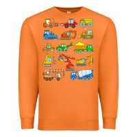 Carrot construction excavator shirt for boys girls men and women t shirt Premium Sweatshirt - artisFamous