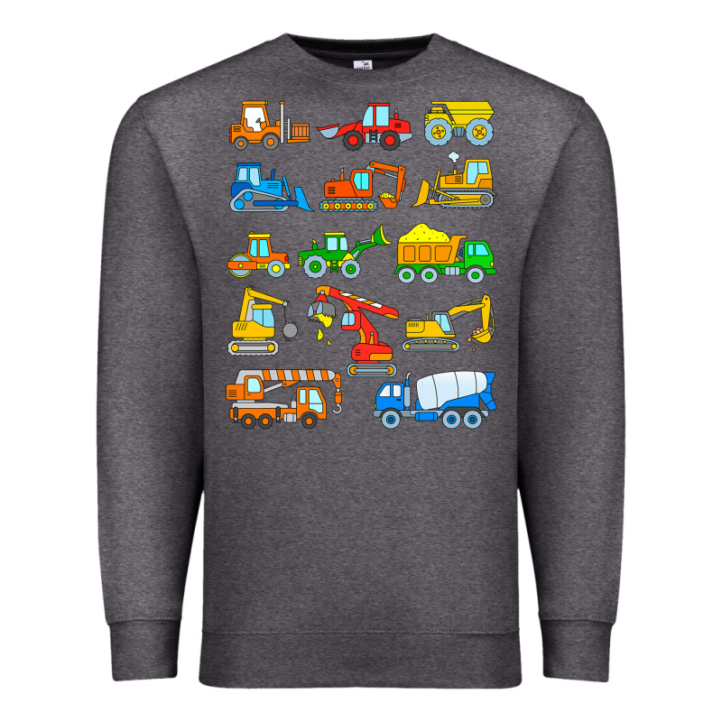 Construction Excavator Shirt For Boys Girls Men And Women T Shirt Premium Sweatshirt by artisFamous | Teevron