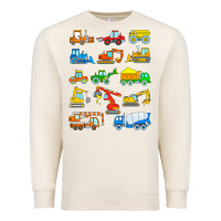 Sandshell construction excavator shirt for boys girls men and women t shirt Premium Sweatshirt - artisFamous