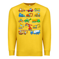 Lemon construction excavator shirt for boys girls men and women t shirt Premium Sweatshirt - artisFamous