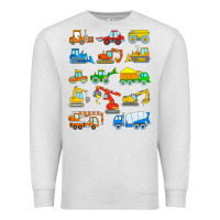 Oatmeal Heather construction excavator shirt for boys girls men and women t shirt Premium Sweatshirt - artisFamous