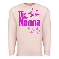 Pale Pink the nonna! italy grandmother baby hang toys Premium Sweatshirt - artisFamous