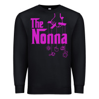Black the nonna! italy grandmother baby hang toys Premium Sweatshirt - artisFamous