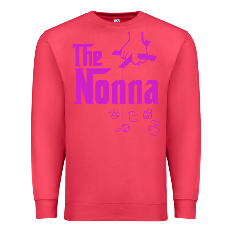 The Nonna! Italy Grandmother Baby Hang Toys Premium Sweatshirt by artisFamous | Teevron
