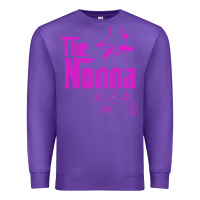 Purple the nonna! italy grandmother baby hang toys Premium Sweatshirt - artisFamous