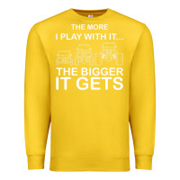 Lemon cool the more i play with it...the bigger it gets men women t shirt Premium Sweatshirt - artisFamous