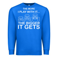 True Royal cool the more i play with it...the bigger it gets men women t shirt Premium Sweatshirt - artisFamous