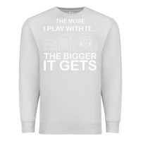 Dove Grey cool the more i play with it...the bigger it gets men women t shirt Premium Sweatshirt - artisFamous