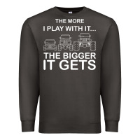 Smoke cool the more i play with it...the bigger it gets men women t shirt Premium Sweatshirt - artisFamous