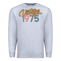 Heather Grey retro vintage 1975 women's Premium Sweatshirt - artisFamous