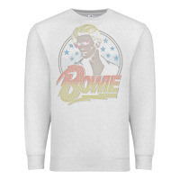 Oatmeal Heather bowie   diamond dogs t shirt Premium Sweatshirt - artisFamous
